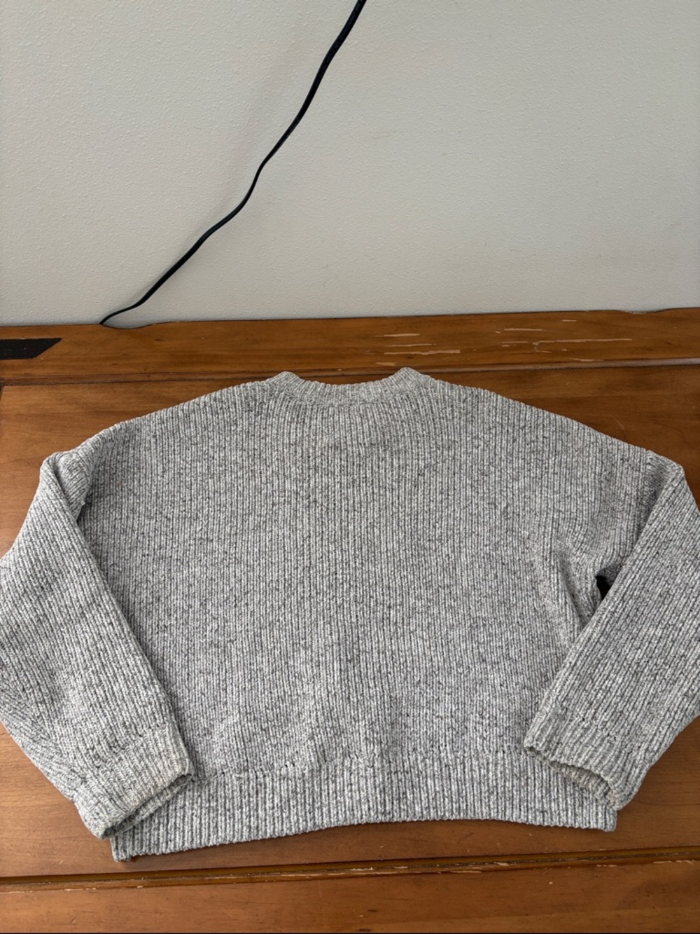 Abercrombie & Fitch Neutral Taupe Crewneck Sweater Size Small - Picture 9 of 12